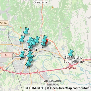 Mappa Via Girolamo dalla Corte, 37131 Verona VR, Italia (3.56706)
