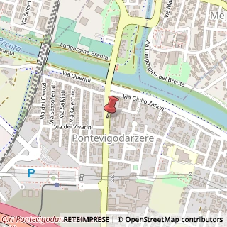 Mappa Via pontevigodarzere 121, 35133 Padova, Padova (Veneto)