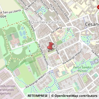 Mappa Piazza Generale Carlo Alberto dalla Chiesa, 4, 20090 Cesano Boscone MI, Italia, 20090 Cesano Boscone, Milano (Lombardia)