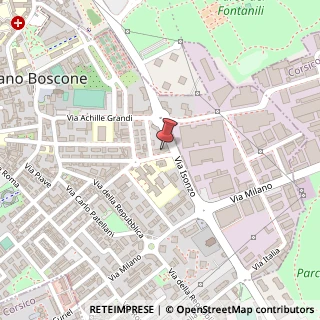 Mappa Via Giuseppe Garibaldi, 1, 20090 Cesano Boscone, Milano (Lombardia)