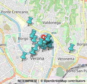 Mappa Via S. Mamaso, 37121 Verona VR, Italia (0.5435)