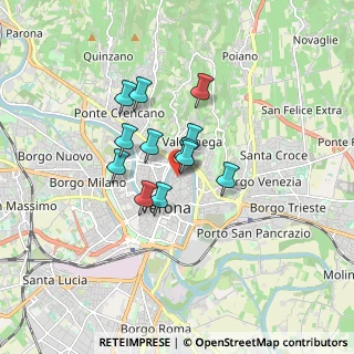 Mappa Via S. Mamaso, 37121 Verona VR, Italia (1.14667)