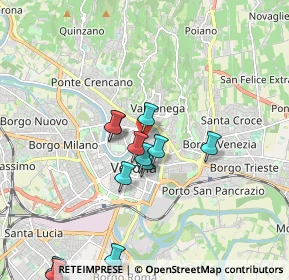 Mappa Via S. Mamaso, 37121 Verona VR, Italia (1.83333)