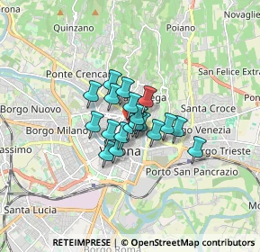 Mappa Via S. Mamaso, 37121 Verona VR, Italia (0.91842)