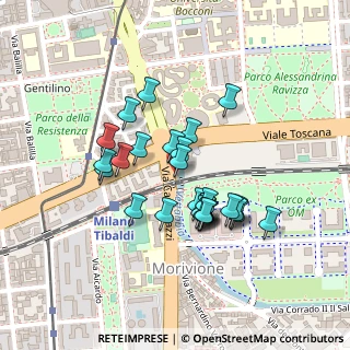 Mappa V.le Toscana Via Castelbarco, 20141 Milano MI, Italia (0.175)