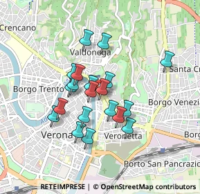 Mappa Interrato Redentore, 37129 Verona VR, Italia (0.6855)