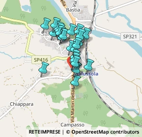 Mappa Via Martiri della Libertà, 13885 Salussola BI, Italia (0.3)
