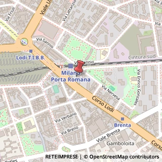 Mappa Corso Lodi, 59, 20139 Milano, Milano (Lombardia)