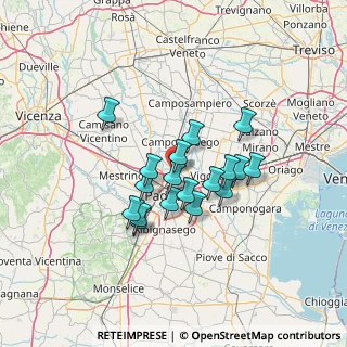 Mappa Via Domenichino, 35133 Padova PD, Italia (10.20556)
