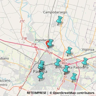 Mappa Via Domenichino, 35133 Padova PD, Italia (4.80833)