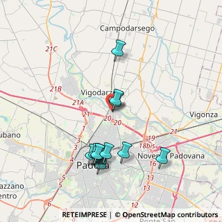 Mappa Via Domenichino, 35133 Padova PD, Italia (3.86923)