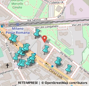 Mappa Via Nervesa, 20139 Milano MI, Italia (0.146)