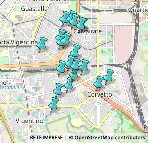 Mappa Via Nervesa, 20139 Milano MI, Italia (0.7285)