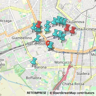 Mappa Via Malaga, 20143 Milano MI, Italia (0.7925)