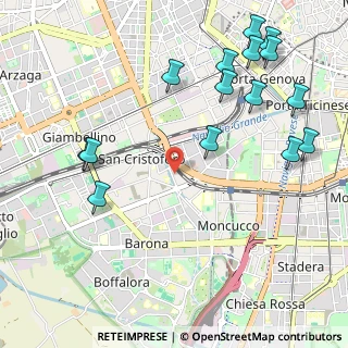 Mappa Via Malaga, 20123 Milano MI, Italia (1.30867)