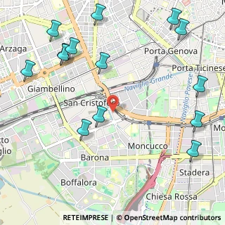 Mappa Via Malaga, 20143 Milano MI, Italia (1.425)