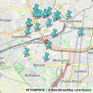 Mappa Via Malaga, 20143 Milano MI, Italia (1.1535)