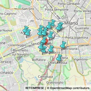 Mappa Via Malaga, 20143 Milano MI, Italia (1.25944)