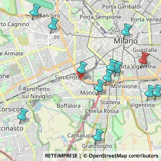 Mappa Via Malaga, 20143 Milano MI, Italia (2.68385)