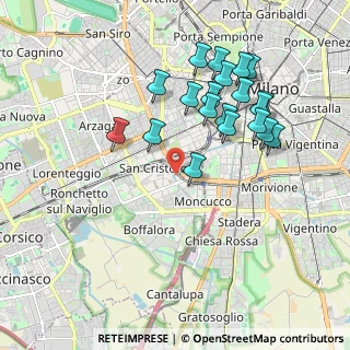 Mappa Via Malaga, 20143 Milano MI, Italia (1.8905)