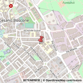 Mappa Via Bramante, 1, 20090 Cesano Boscone, Milano (Lombardia)