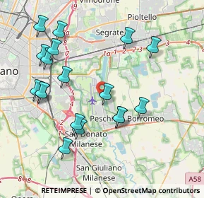 Mappa Via Traversi, 20068 Peschiera Borromeo MI, Italia (4.21)