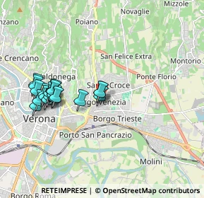 Mappa 37131 Verona VR, Italia (1.8965)