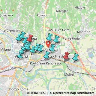 Mappa 37131 Verona VR, Italia (1.8055)