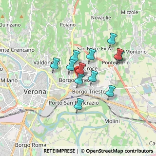 Mappa 37131 Verona VR, Italia (1.33083)