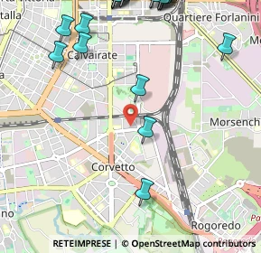 Mappa Via Sulmona, 20139 Milano MI, Italia (1.5215)