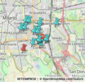 Mappa Via Sulmona, 20139 Milano MI, Italia (1.24063)