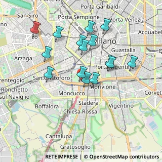 Mappa Via Antonio Lecchi, 20143 Milano MI, Italia (1.76533)