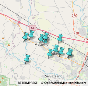 Mappa Via El Alamein, 35035 Mestrino PD, Italia (2.84417)