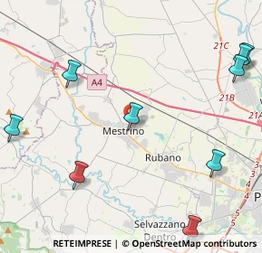 Mappa Via El Alamein, 35035 Mestrino PD, Italia (6.9)