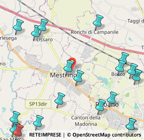 Mappa Via El Alamein, 35035 Mestrino PD, Italia (3.1925)