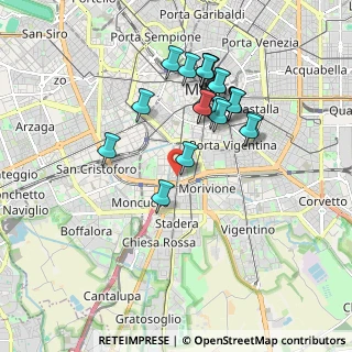 Mappa Via Giuseppe Meda, 20136 Milano MI, Italia (1.736)