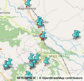 Mappa Via Don Francesco Cabrio, 13885 Salussola BI, Italia (2.887)
