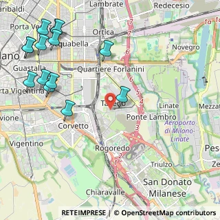 Mappa Via Romualdo Bonfadini, Milano MI (2.8885714285714)