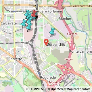 Mappa Via Romualdo Bonfadini, Milano MI (1.329)