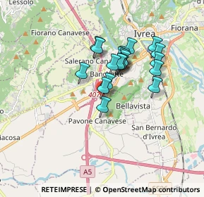 Mappa Via Pavone, 10018 Pavone Canavese TO, Italia (1.326)