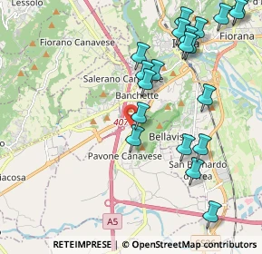 Mappa Via Pavone, 10018 Pavone Canavese TO, Italia (2.362)