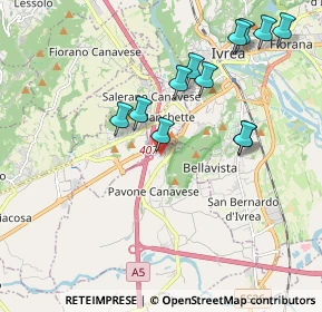 Mappa Via Pavone, 10018 Pavone Canavese TO, Italia (2.00417)