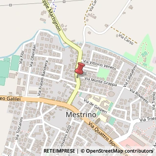Mappa Via Martignon, 18, 35035 Mestrino, Padova (Veneto)
