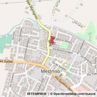 Mappa Via Martignon, 16b, 35035 Mestrino, Padova (Veneto)