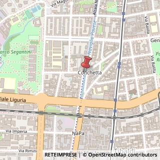 Mappa Alzaia Naviglio Pavese,  52, 20143 Milano, Milano (Lombardia)