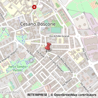 Mappa Via Cesare Battisti, 2, 20090 Cesano Boscone, Milano (Lombardia)
