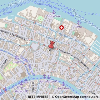 Mappa Calle dei Ormesini, 1506/E, 30121 Venezia, Venezia (Veneto)