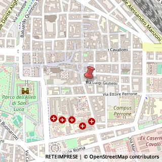 Mappa Via Luigi Giulietti, 2, 28100 Novara, Novara (Piemonte)