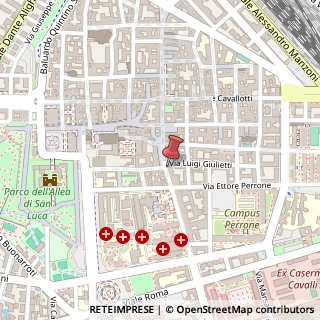 Mappa Corso Giuseppe Mazzini, 13, 28100 Novara, Novara (Piemonte)