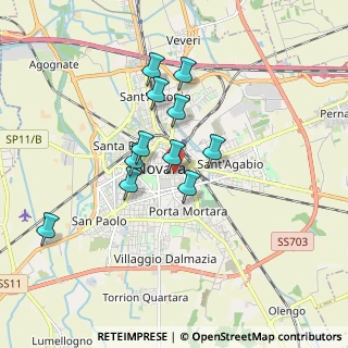 Mappa Via Luigi Giulietti, 28100 Novara NO, Italia (1.44909)